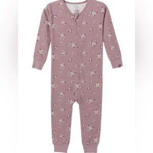 Modern Moments Lilac Posies Hacci Footless Pajamas 3T nwt